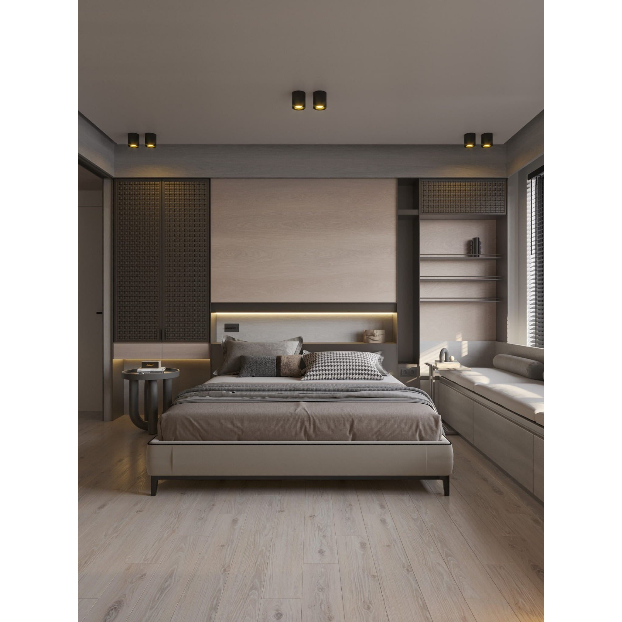 Maxlight Oprawa natynkowa Fix - Aluminium - Czarny C0257