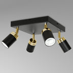 spot Reno black/gold 4xGU10