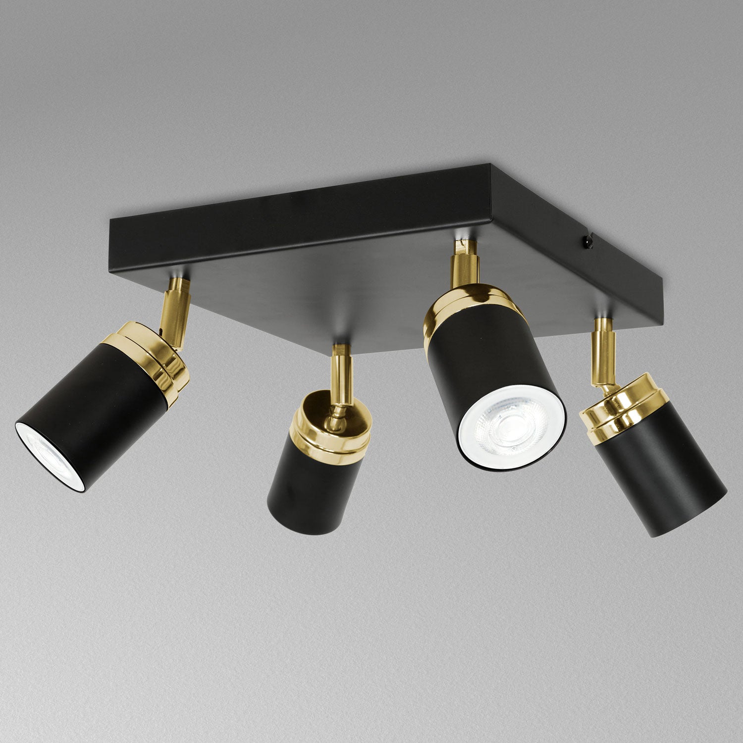 spot Reno black/gold 4xGU10