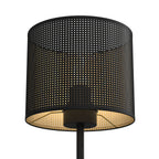 lampka gab. Loft shade H 34 black, cylinder shade dia 180, h 150 black/gold 1xE27