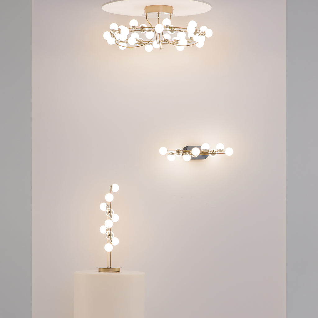 Maytoni Plafon Tessara - Stal nierdzewna - Złoty MOD081CL-L36G3K