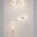 Maytoni Plafon Tessara - Stal nierdzewna - Złoty MOD081CL-L36G3K