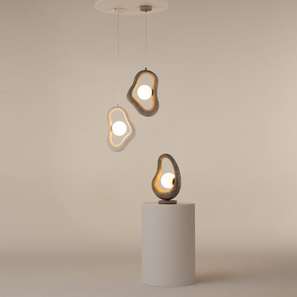 Maytoni Lampa wisząca Opus - Metal - Szary MOD380PL-01GR