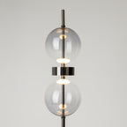 Maytoni Lampa podłogowa Double Moon - Metal - Czarny MOD478FL-L15B3K