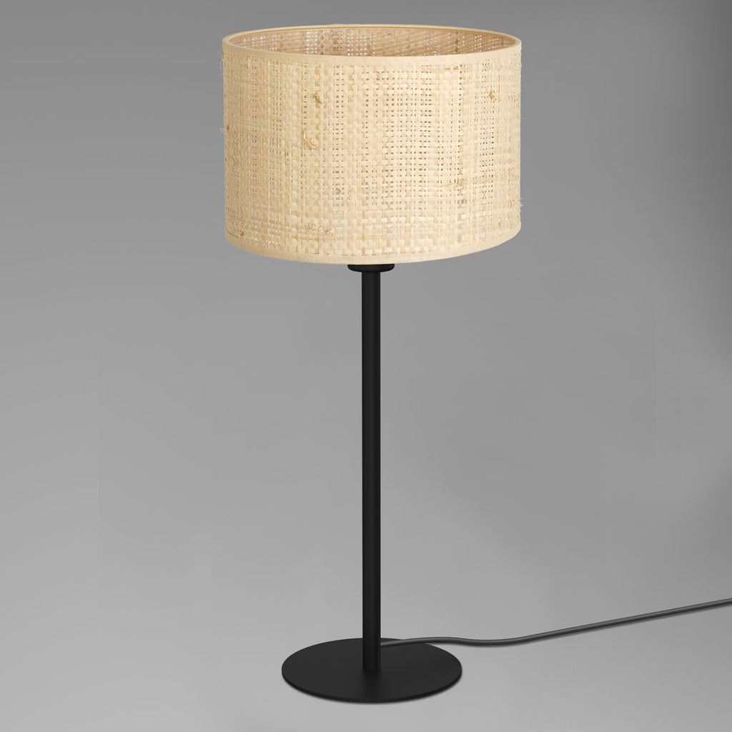 lampka gab. H 58 Rattan cylinder shade dia 250, h 170 1xE27