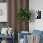 wall lamp Frame black 2xE27