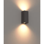 Maxlight Kinkiet Zermat - Aluminium - Antracyt W0468