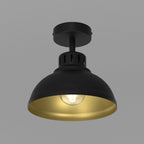 plafon Sven black/gold 1xE27