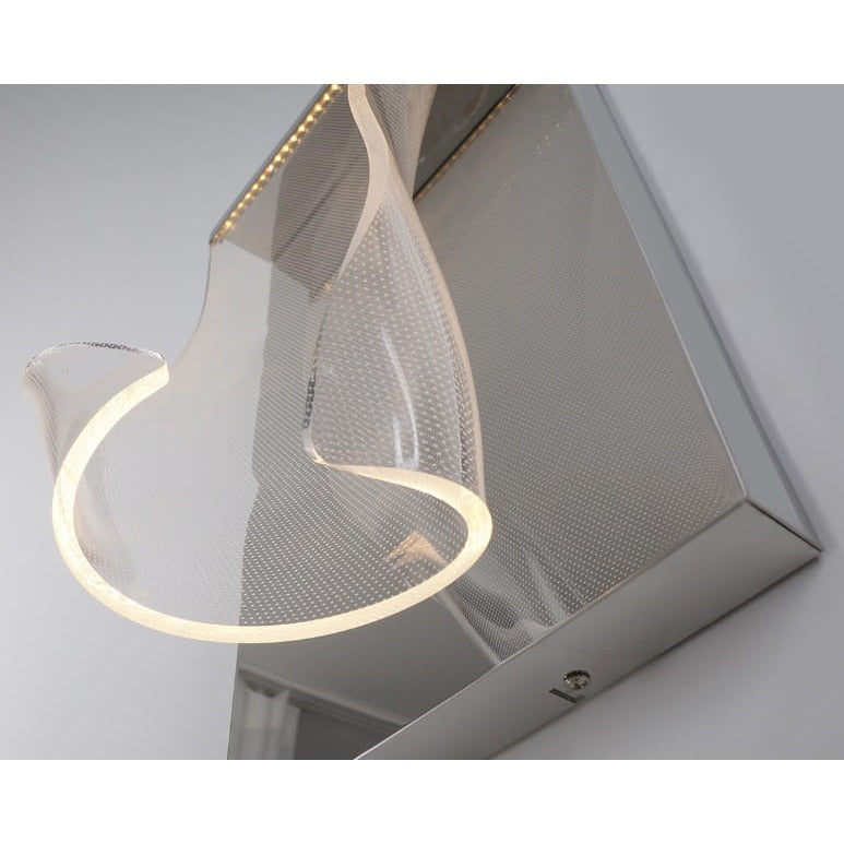 Maxlight Kinkiet Silk - Stal nierdzewna + akryl - Chrom W0256