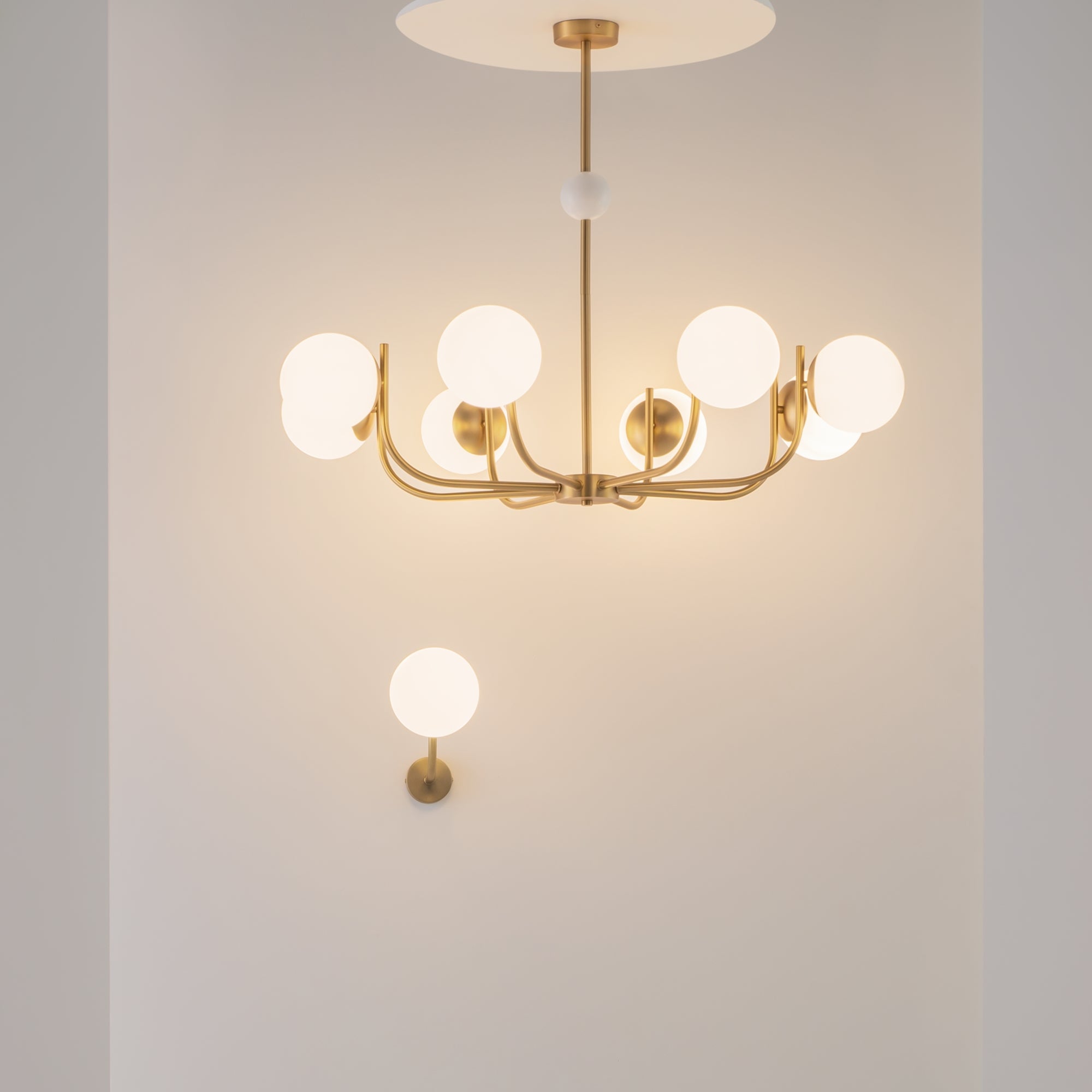 Maytoni Lampa wisząca Rendez-vous - Metal - Brąz MOD109PL-08BS