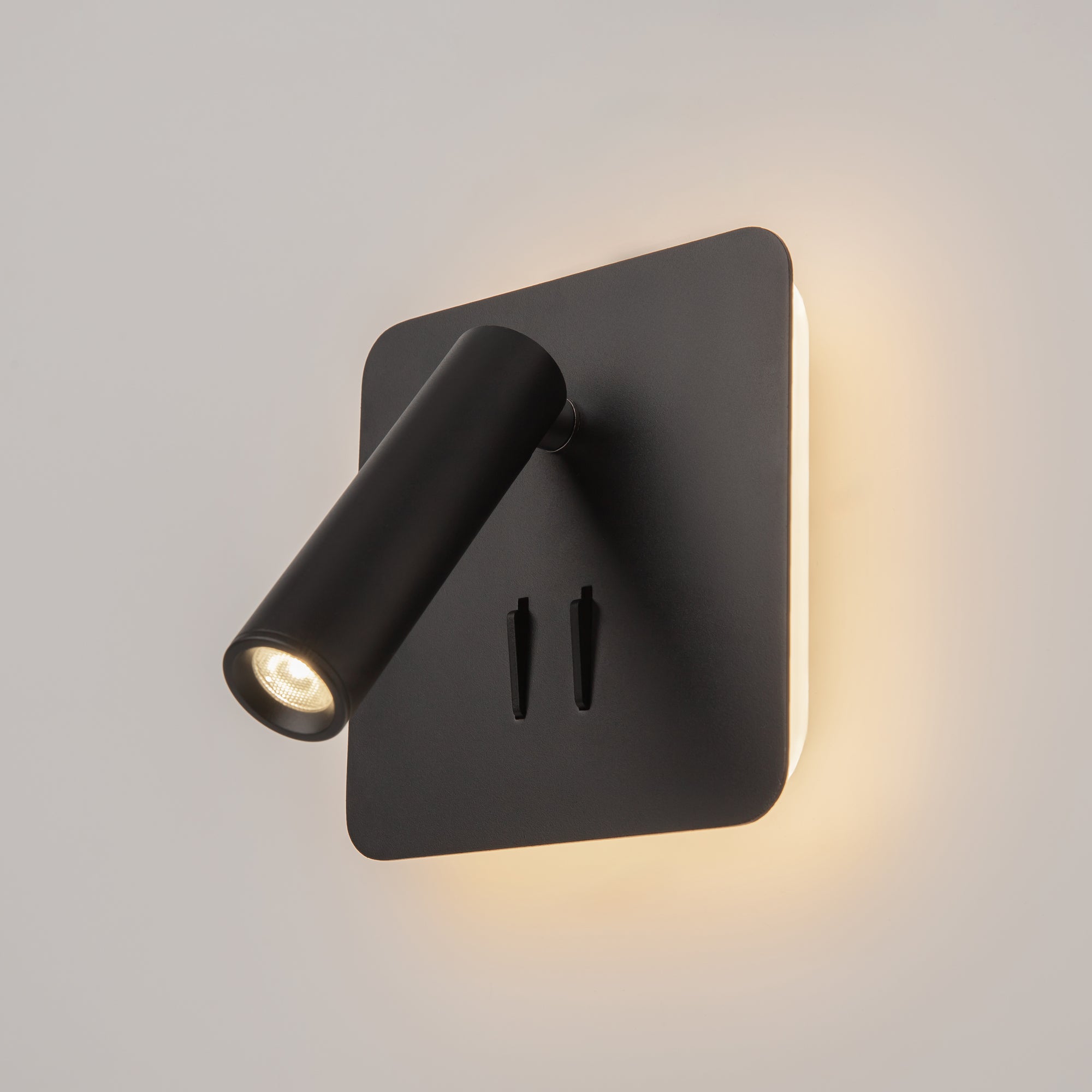 Maytoni Kinkiet Ios 176 - Aluminium - Czarny C175-WL-01-6W-B