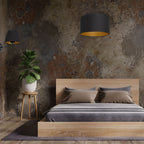 kinkiet Arden black, cone shade dia 130/200, h 150 black/gold 1xE27