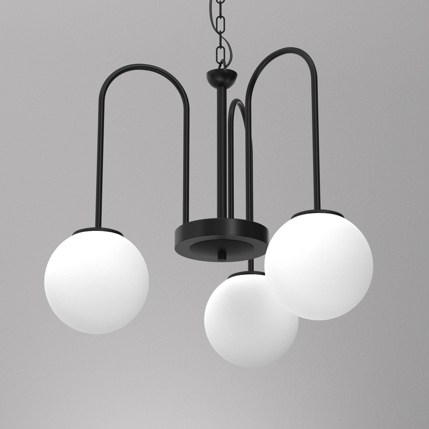 żyrandol Cambridge (glass 2815) black 3xE14