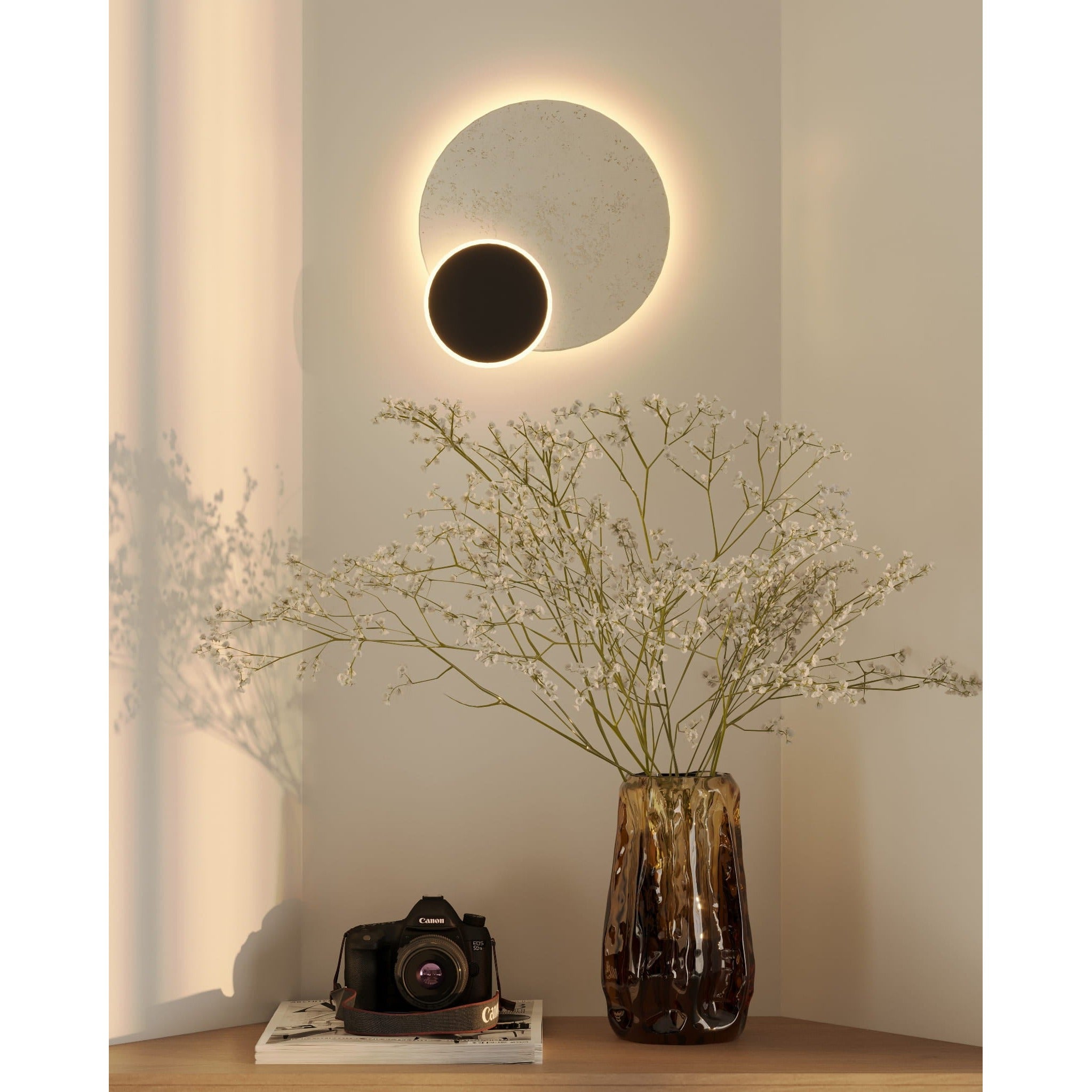 Maxlight Kinkiet Travertino - Trawertyn - Czarny W0395