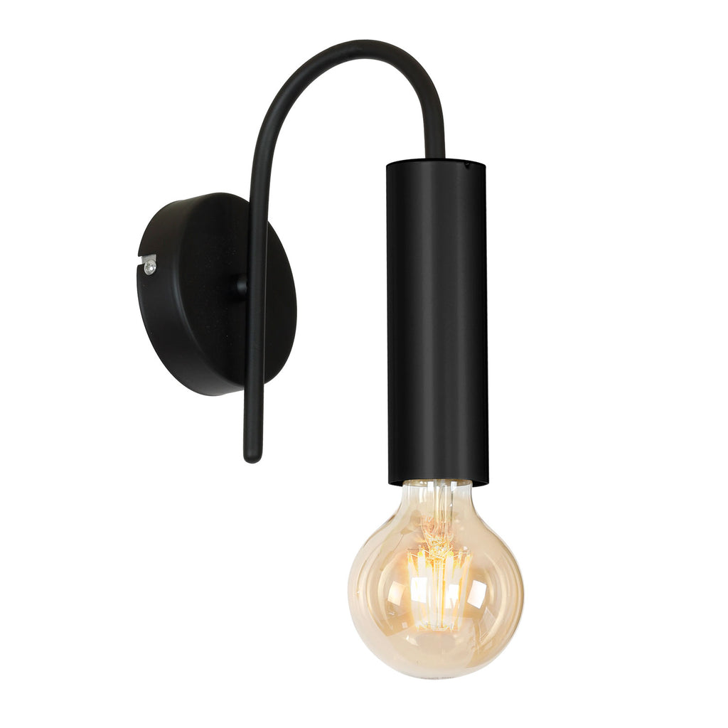 kinkiet Loppe black 1xE27