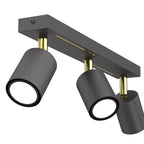 spot Striper black/gold 3xGU10