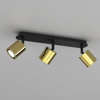 spot Demia black/brass 3xGU10