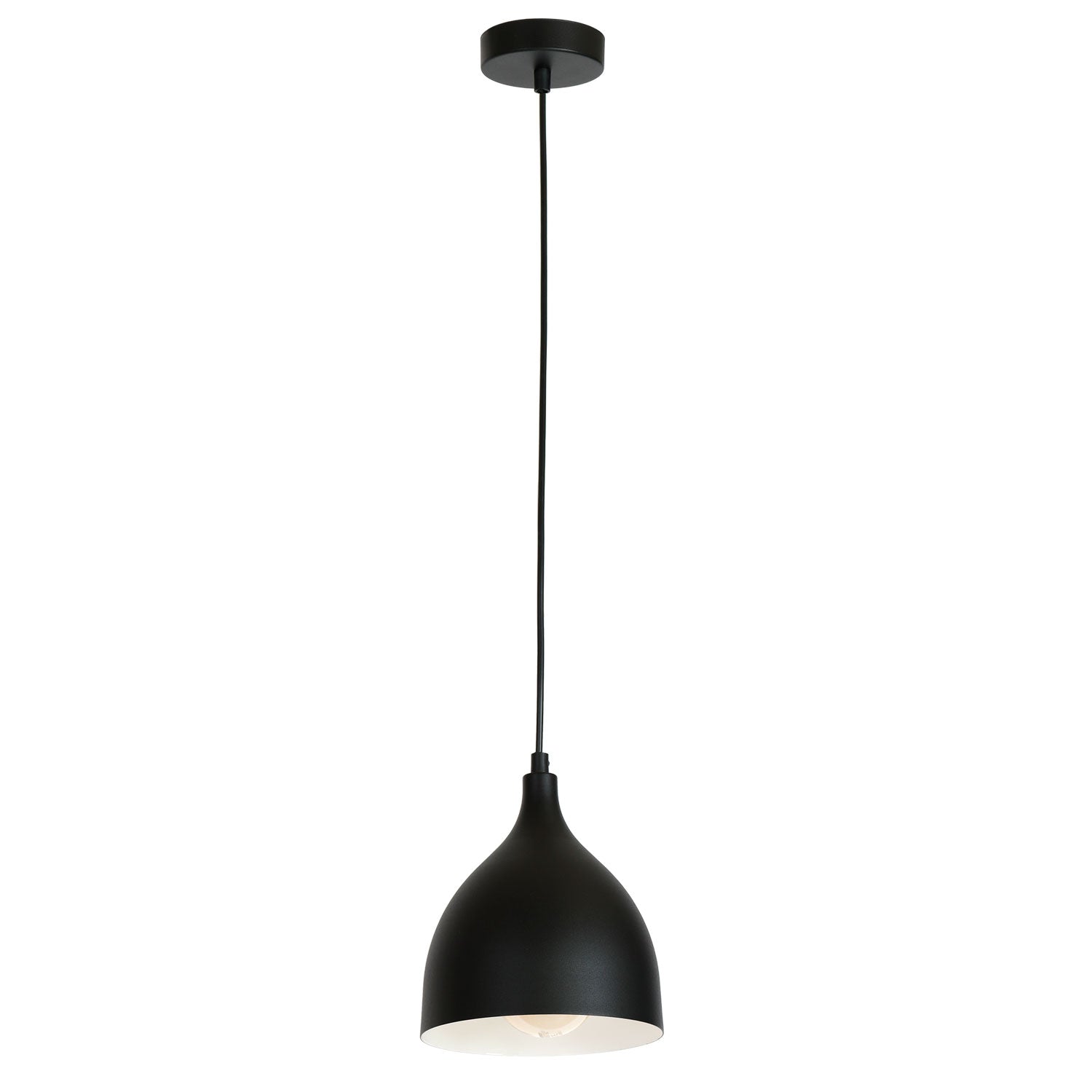 żyrandol Noak classic black/white 1xE27