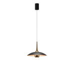 Maxlight Lampa wisząca Manuka - Aluminium - Czarny + złoty P0676