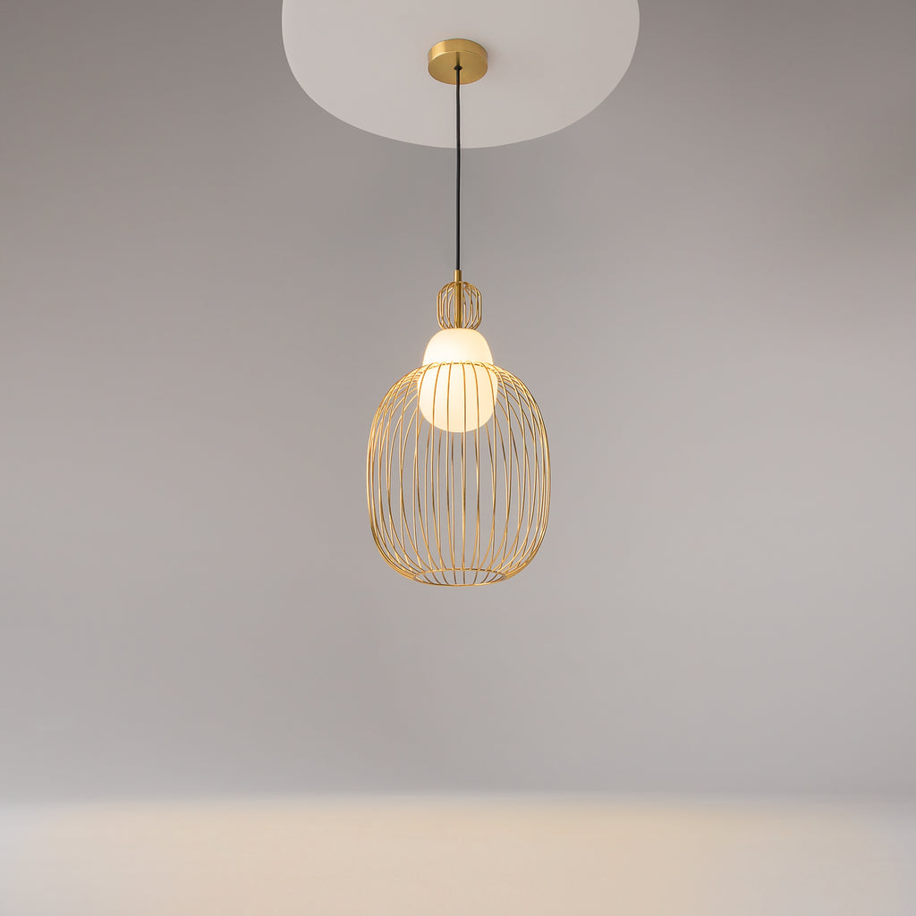 Maytoni Lampa wisząca Levitation - Metal - Mosiądz MOD376PL-01G1