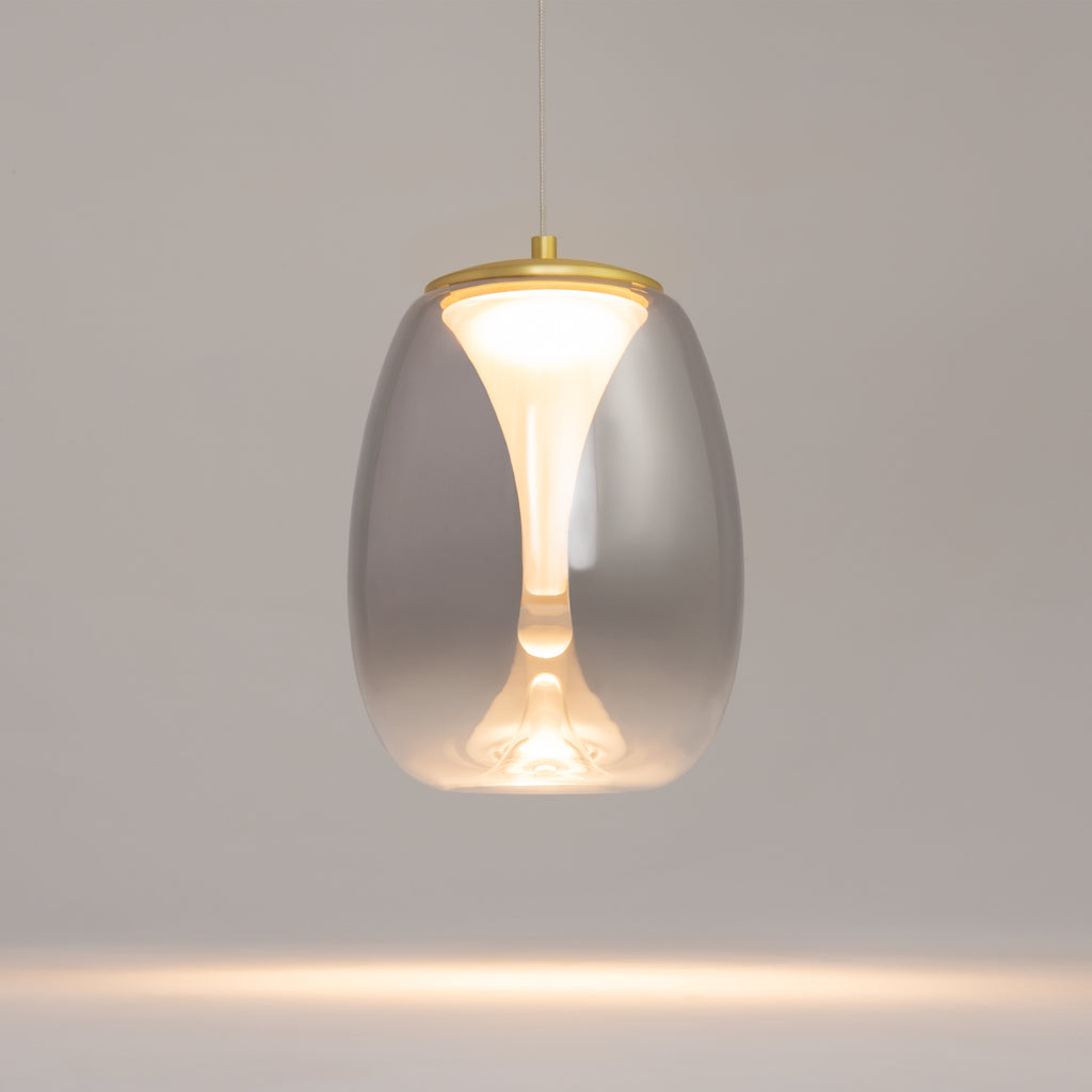Maytoni Lampa wisząca Splash - Aluminium - Złoty MOD282PL-L8G3K