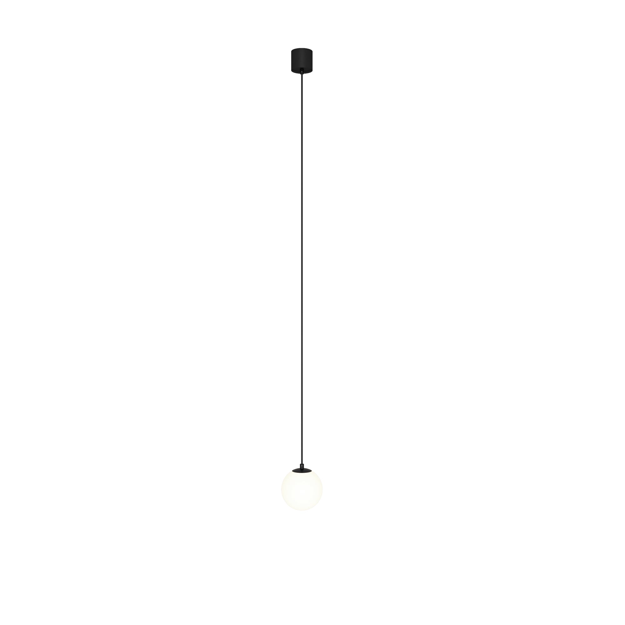 Maytoni Lampa wisząca Luna - Aluminium + tworzywo sztuczne - Czarny P039PL-5W4K-10-B