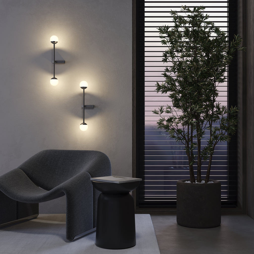 Maytoni Kinkiet Touch - Metal - Czarny MOD285WL-L10B3K