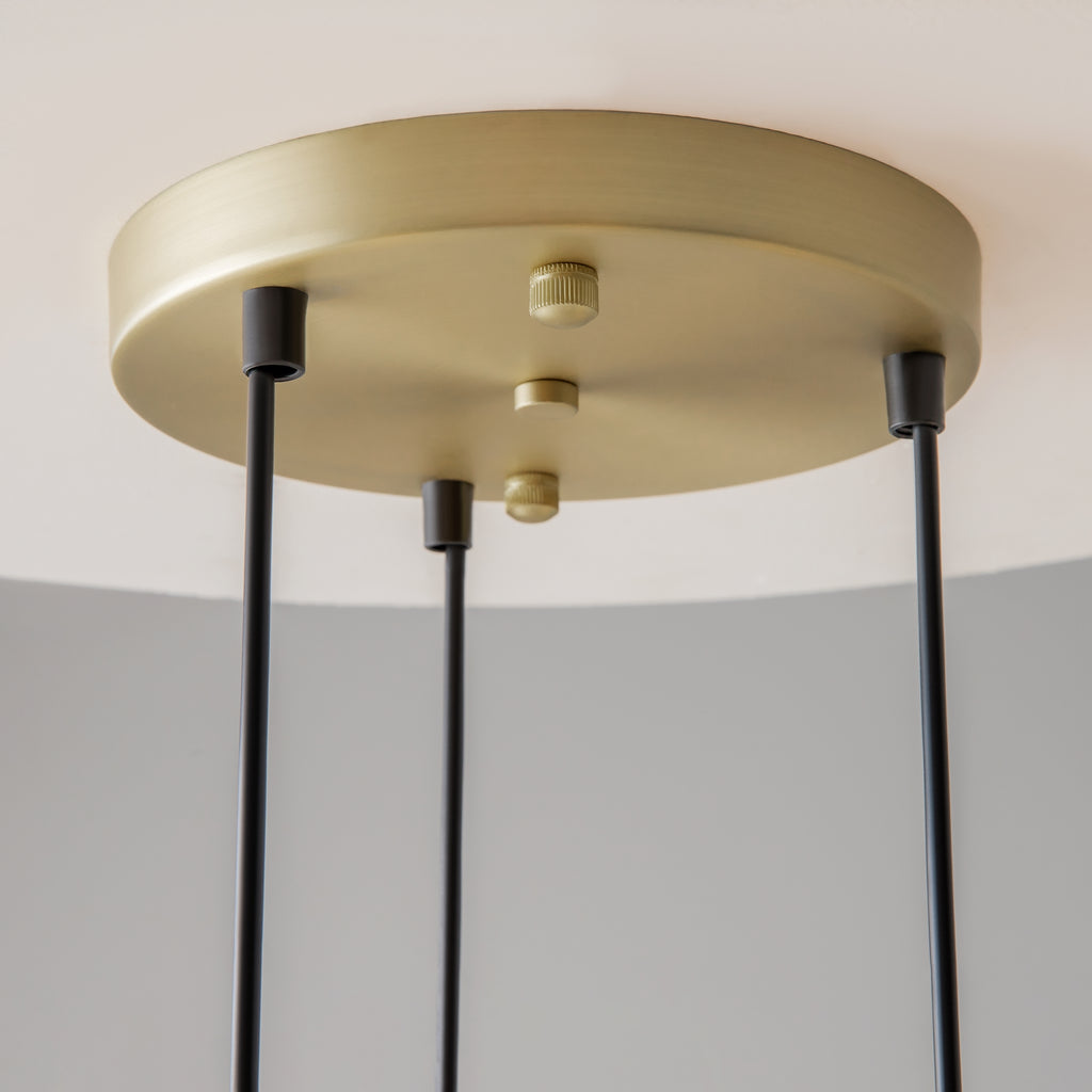 Maytoni Lampa wisząca Vision - Aluminium - Złoty MOD411PL-06G