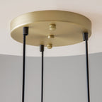 Maytoni Lampa wisząca Vision - Aluminium - Złoty MOD411PL-06G