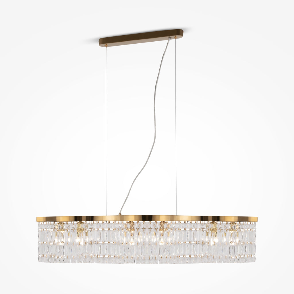 Maytoni Lampa wisząca Dune - Metal - Złoty DIA005PL-06G