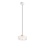 Maxlight Lampa wisząca Lipari I - Aluminium + akryl - Biały + złoty szczotkowany P0542