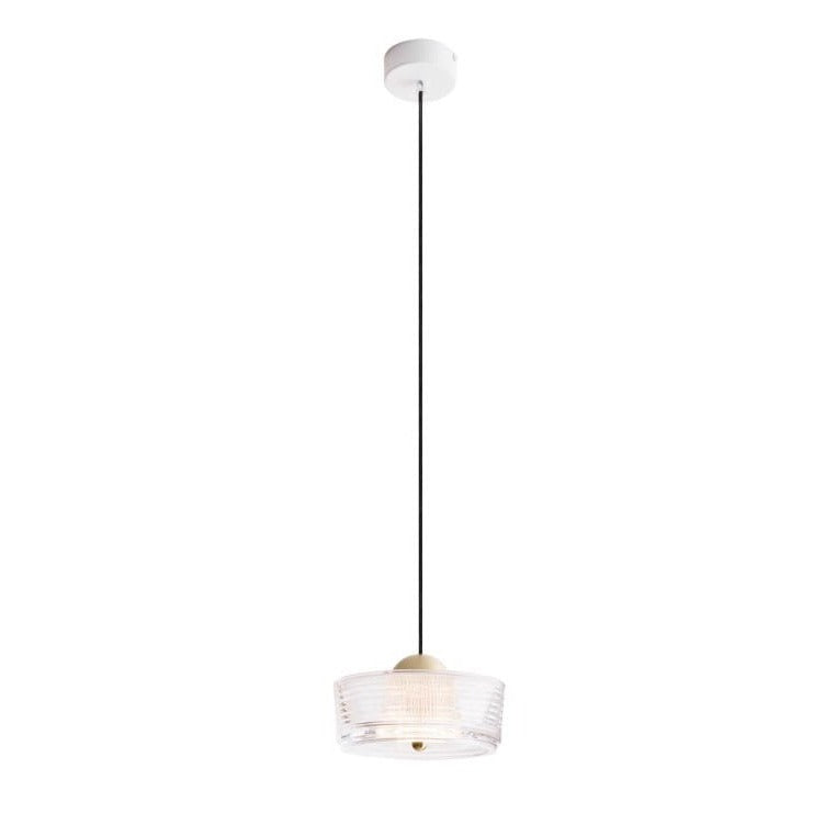 Maxlight Lampa wisząca Lipari I - Aluminium + akryl - Biały + złoty szczotkowany P0542