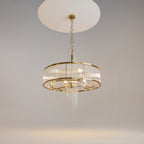 Maytoni Lampa wisząca Frame - Metal - Złoty MOD174PL-06G