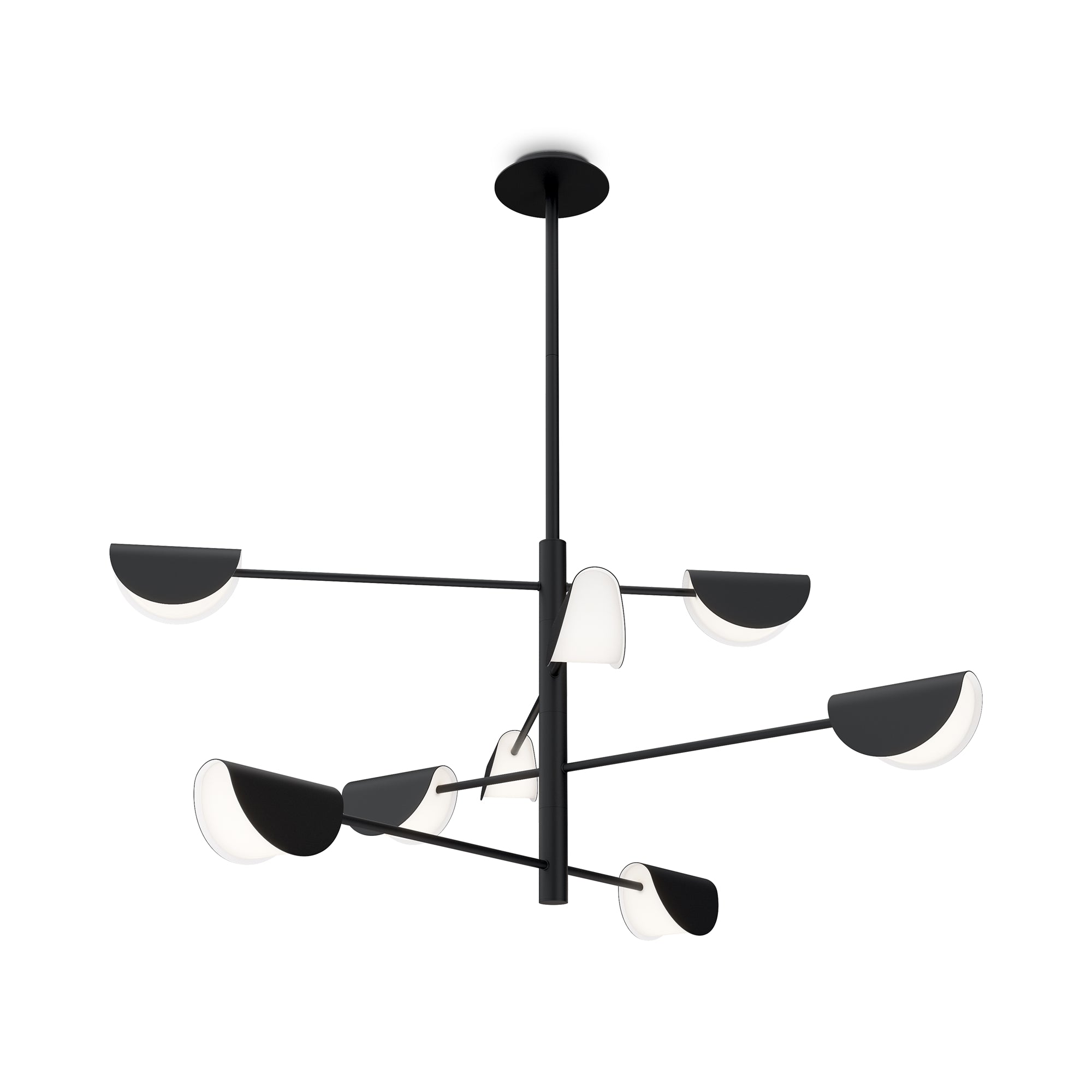 Maytoni Lampa wisząca Mollis - Metal - Czarny MOD126PL-08B