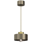 żyrandol Marti titanium-bronze/gold 1xE27
