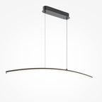 Maytoni Lampa wisząca Curve - Metal - Czarny MOD243PL-L18BK