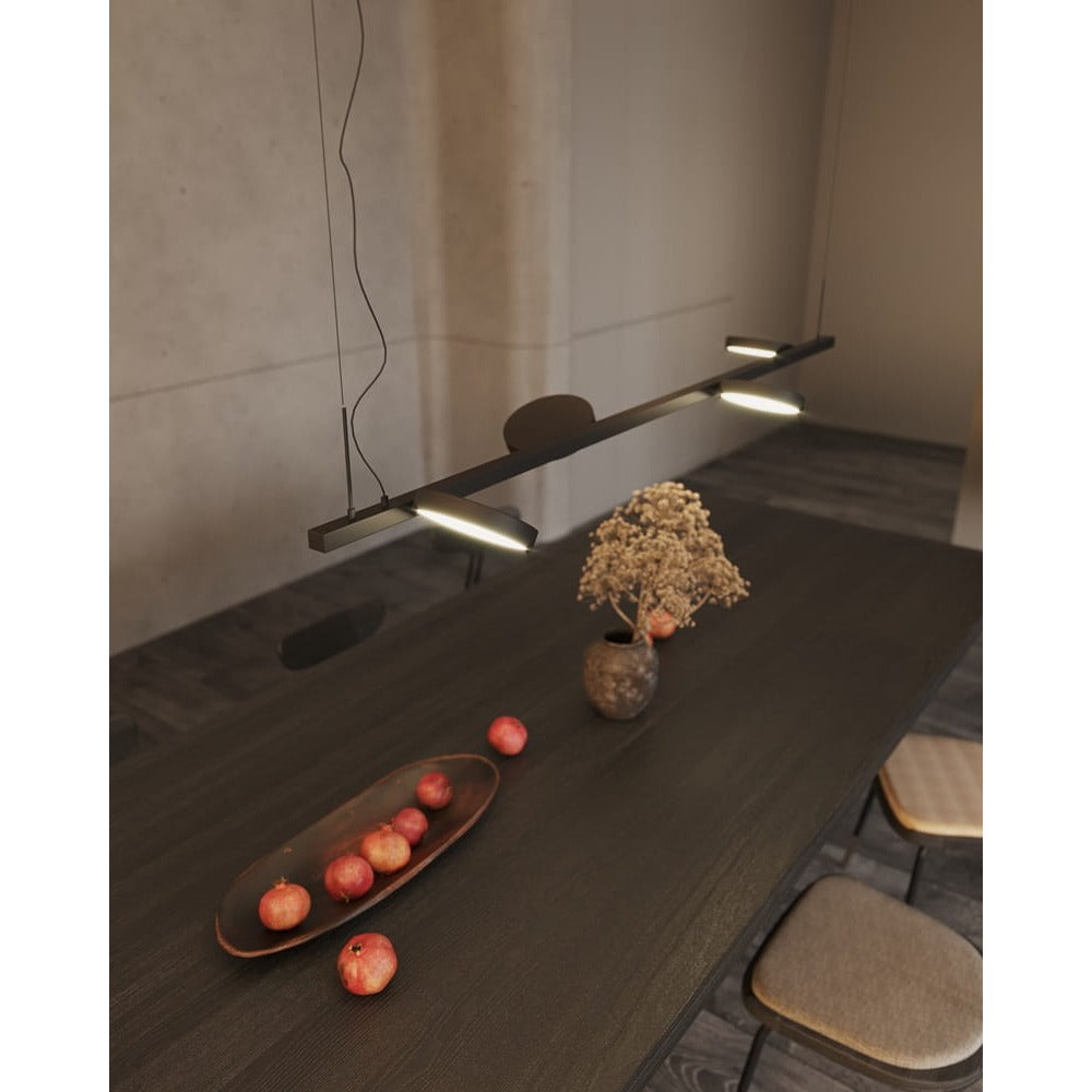 Maxlight Lampa wisząca Ibiza IV - Metal - Czarny P0529