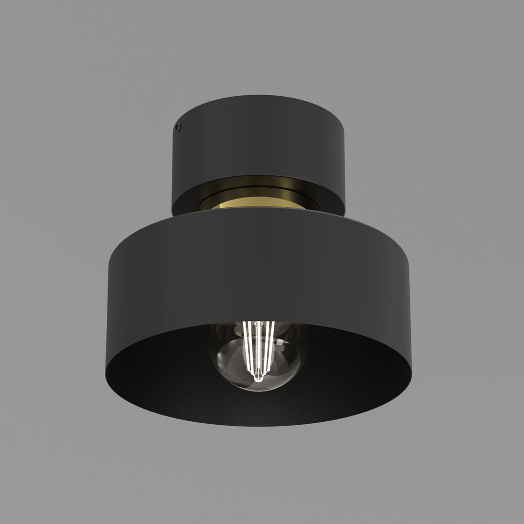 plafon Marti black/gold 1xE27