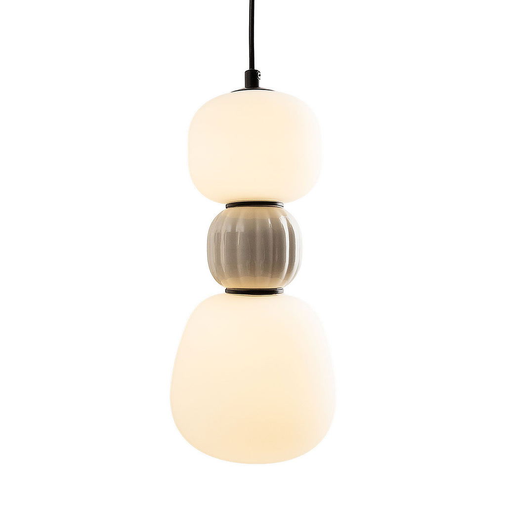 Maxlight Lampa wisząca Modern 13W - Metal + szkło - Czarny P0627