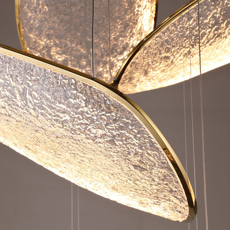 Maxlight Lampa wisząca Empire 121W - Metal + akryl - Złoty P0635D