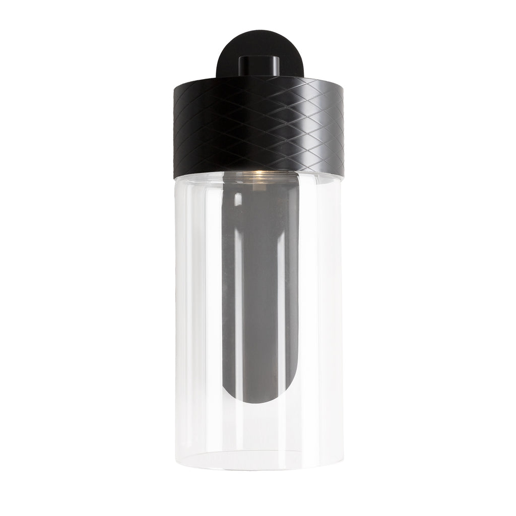 Maxlight Kinkiet Fusion - Metal + szkło - Czarny W0412