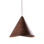 Maxlight Lampa wisząca Sakura - Metal + drewno - Ciemne drewno orzechowe P0610