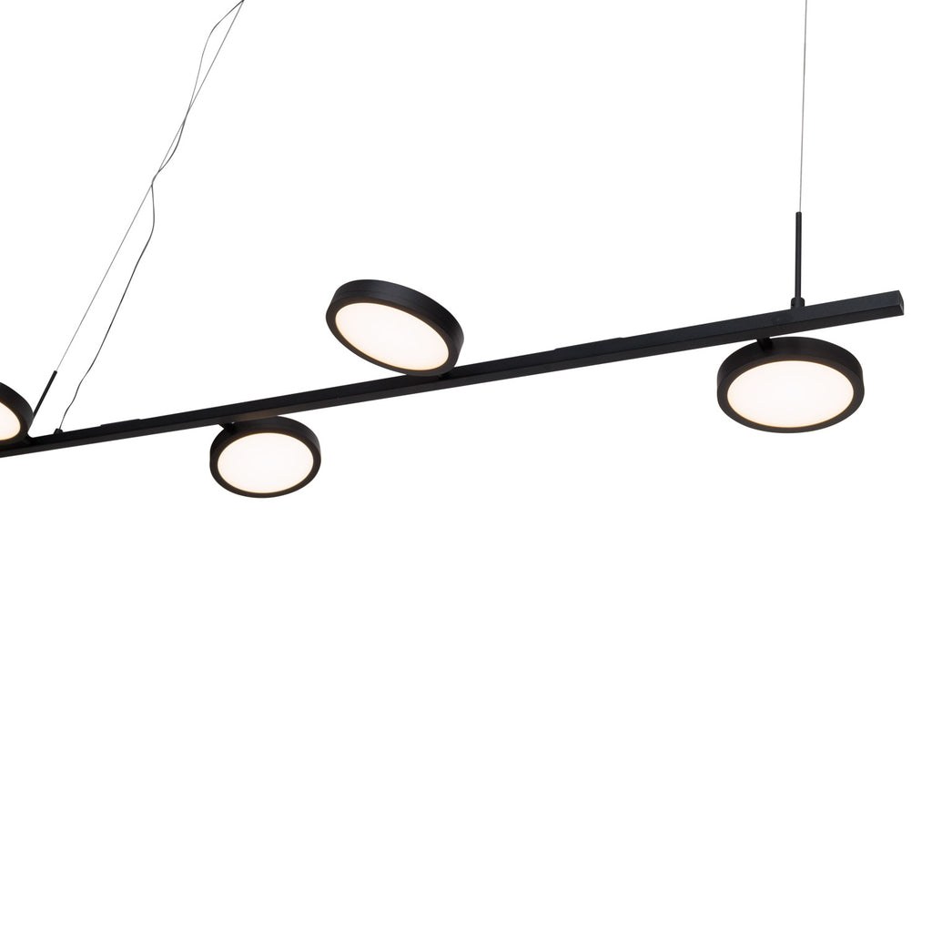 Maxlight Lampa wisząca Ibiza IV - Metal - Czarny P0529