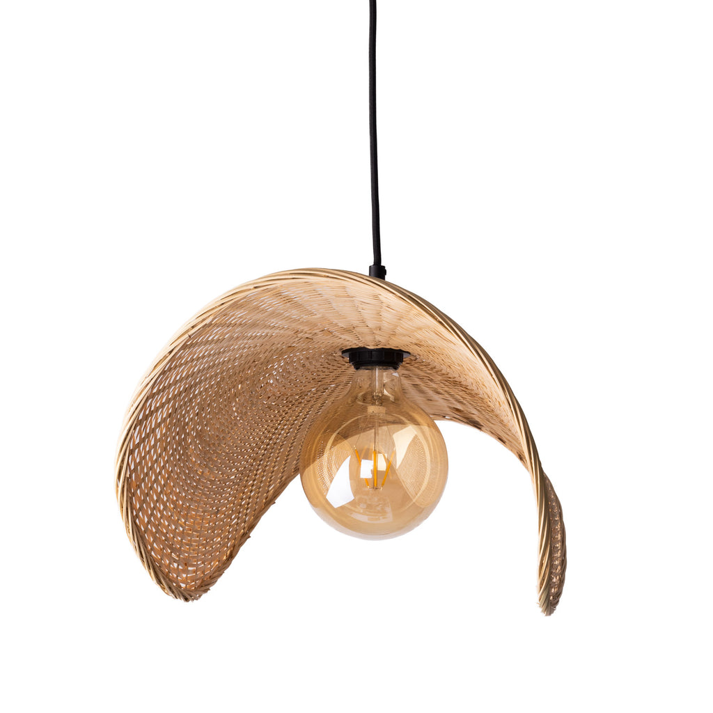 Maxlight Lampa wisząca Koshi I - Rattan - Czarny P0498