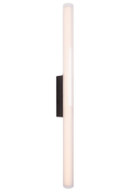 Maxlight Kinkiet Fayette - Aluminium + pc + szkło - Czarny W0367