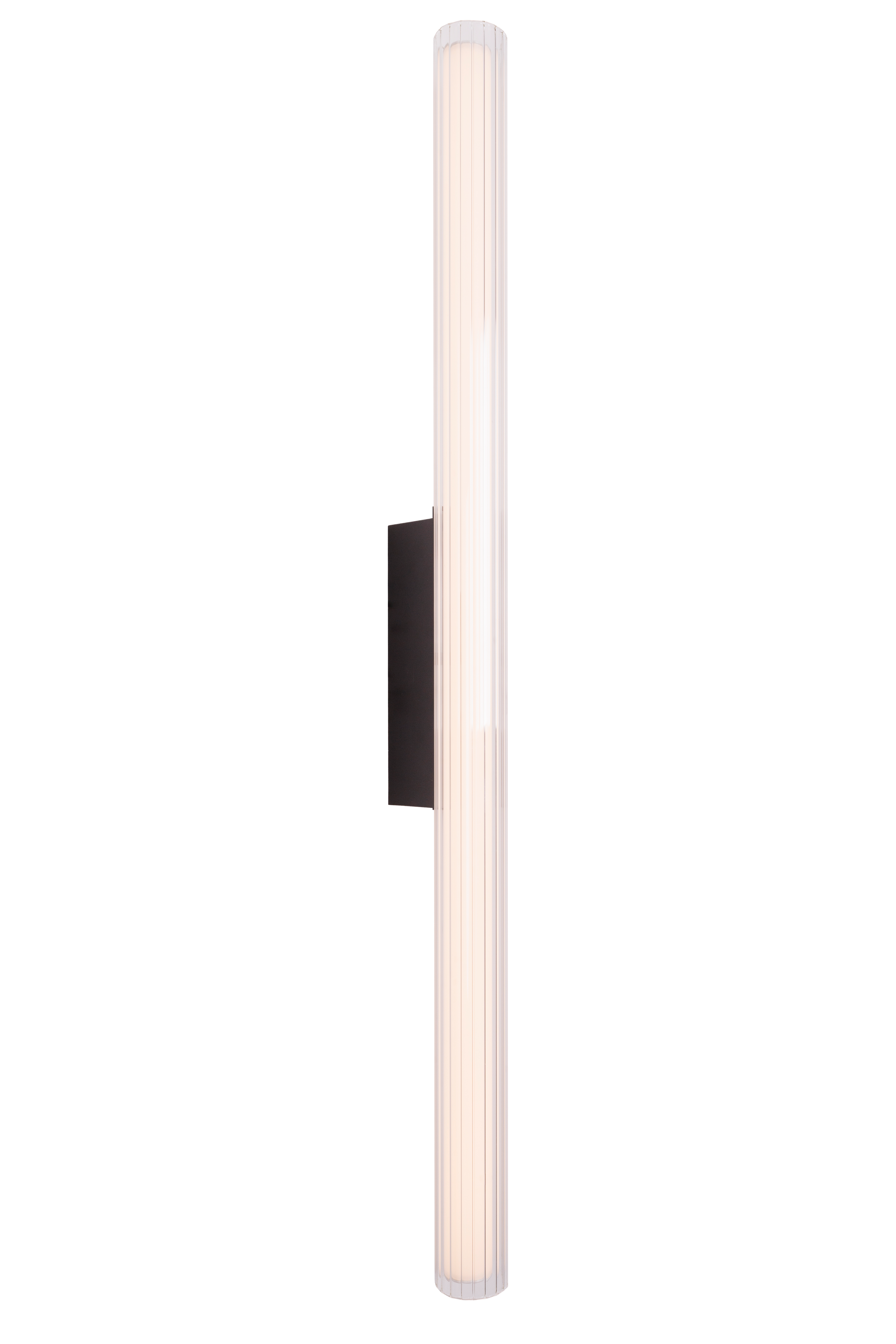 Maxlight Kinkiet Fayette - Aluminium + pc + szkło - Czarny W0367