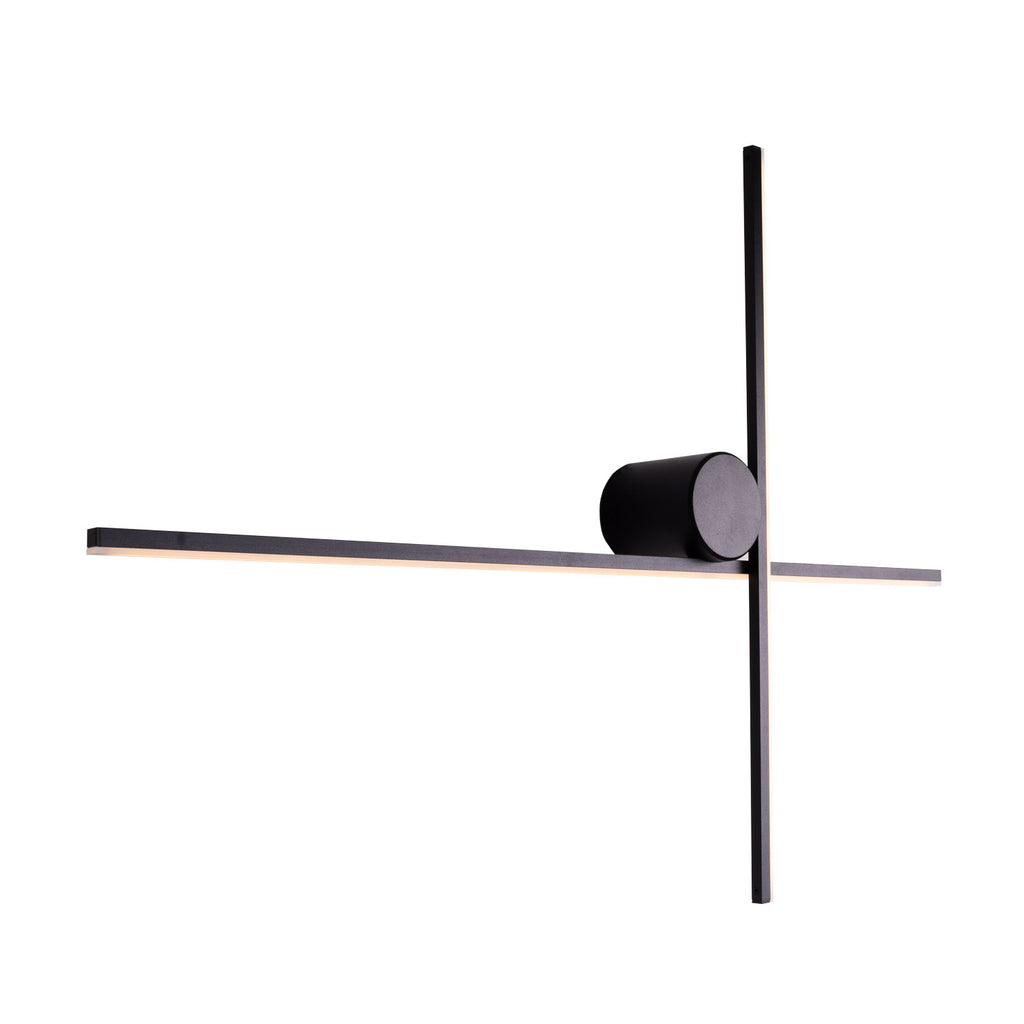 Maxlight Kinkiet Arne - Aluminium + akryl - Czarny W0369