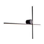 Maxlight Kinkiet Arne - Aluminium + akryl - Czarny W0369