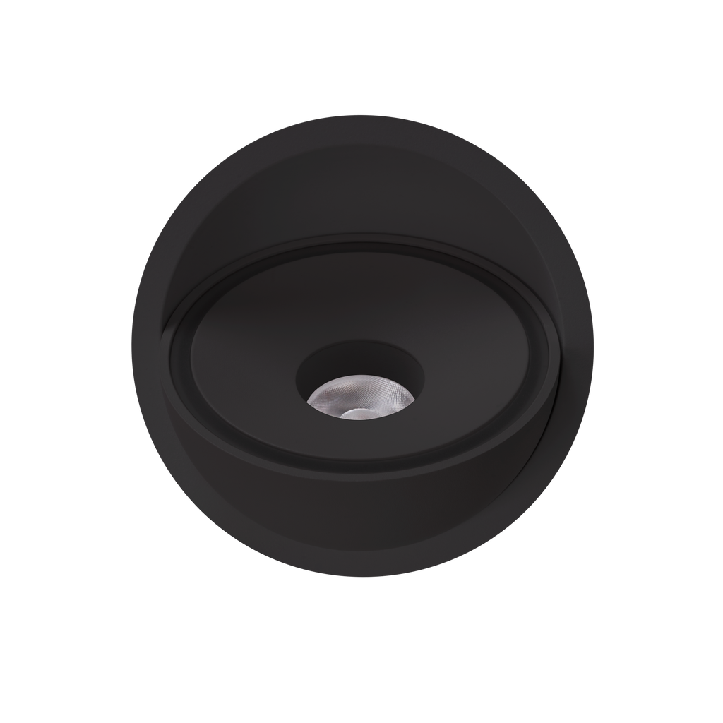 Maxlight Oprawa wpuszczana Vector 10W - Aluminium - Czarny H0140