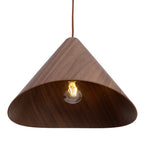 Maxlight Lampa wisząca Sakura - Metal + drewno - Ciemne drewno orzechowe P0548